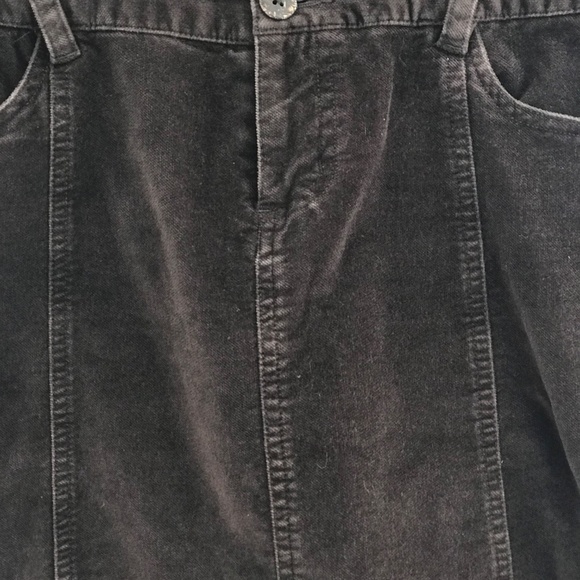 Columbia A line chocolate brown skirt women 4 knee length brushed cotton classic - Picture 3 of 12